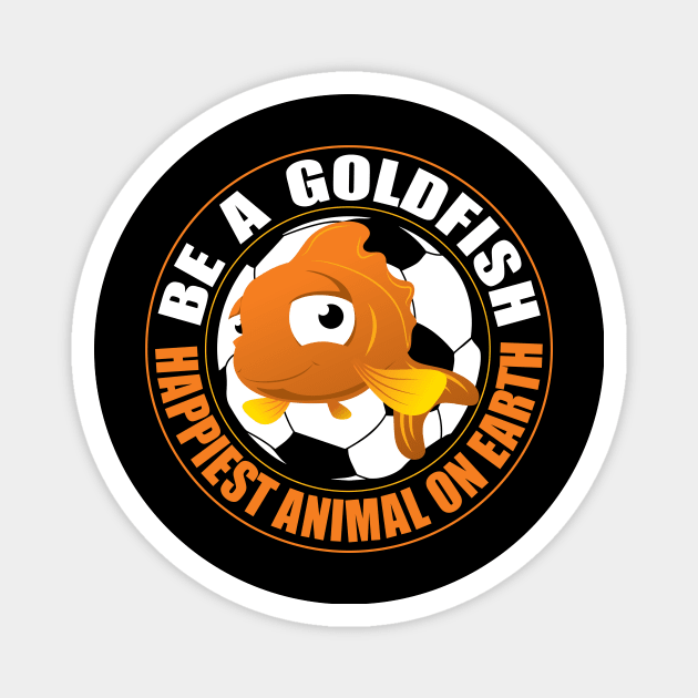 Be a Goldfish Magnet by CuddleswithCatsArt